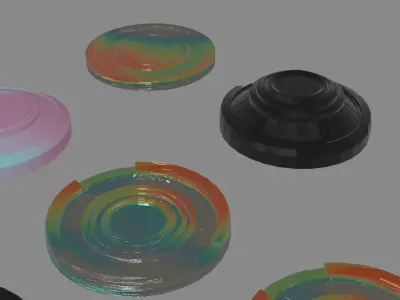 3D HUDS KITBASH cheaper version Low-poly 3D model