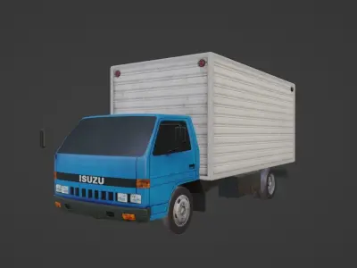 Isuzu ELF Low-poly 3D model
