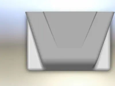 Spoiler for Truck 3D model
