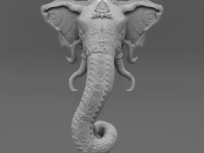 Ganesha snake 3D print model