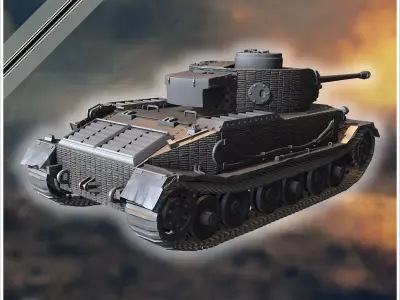 PzBefWgVI P VK 4501 up-armored heavy tank - Germany Eastern West 3D print model