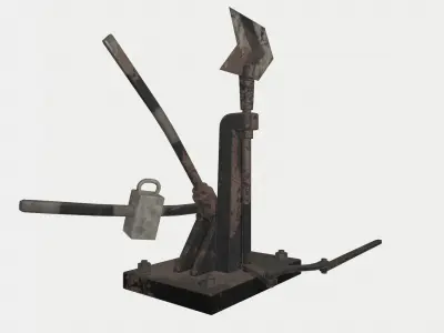 Arrow Railway Low-poly 3D model