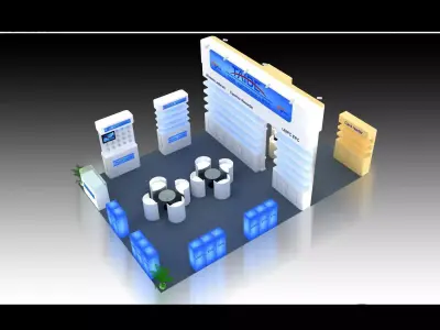 Exhibition - Area -6X9-3DMAX2009-028 3D model