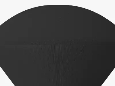 Barber Neck Hair Duster Brush 3D model