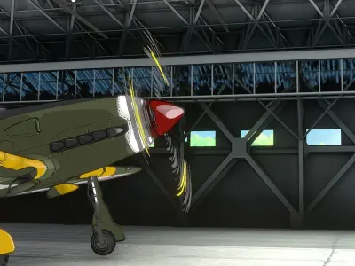 For Anime in Blender - Propellers - Eevee 3D model