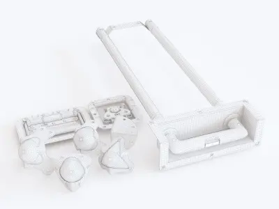 Flight Case furniture 3D model