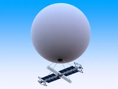 CHINESE SPY BALLOON 3D model