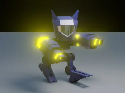 Dog Mech 3D model