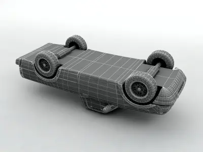 Small Pickup Truck 3D model