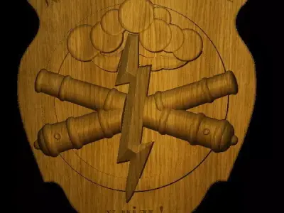 Ukrainian Artillery Symbols 3D print model