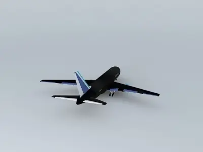 F.B.I. Boeing 767 200 Free 3D model