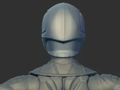 Black Moon Head Scan for Toys 3D print model