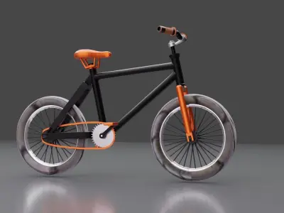 Bicycle in Blender 3D model