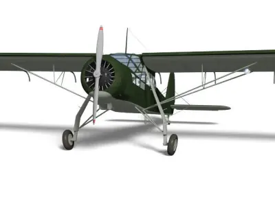 Kokusai Ki76 Stella 3D model