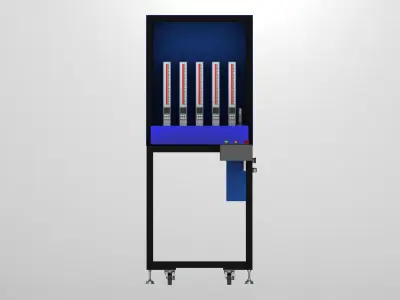 Air Micrometer Workstation 3D model