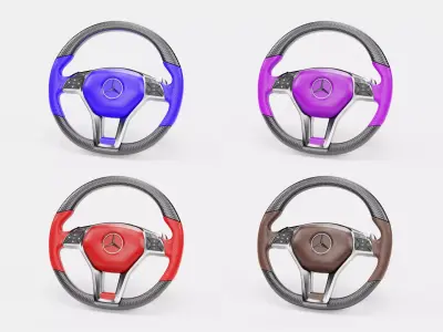 Steering Wheel Collection 3D Model Pack