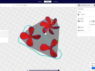 PROPELLER BOAT SHIP 3D PRINT 3D print model