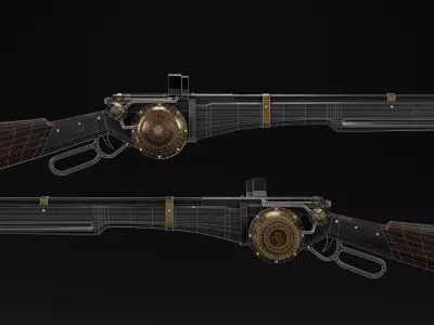 Mumei Steam gun 3D model