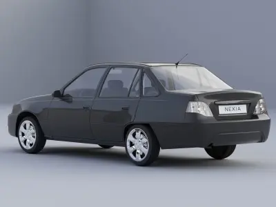 daewoo nexia car model  3D model