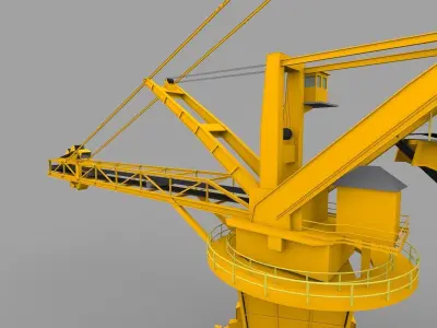 stacker reclaimer 3D model
