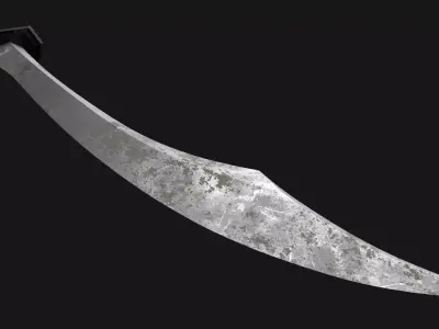 Stylized Sword Game Ready 3D Model 3D model