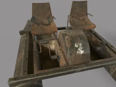 Rusty Waterbike no 2 3D model