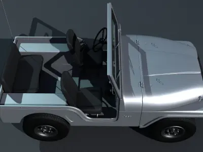 Jeep CJ-5 1975  3D model