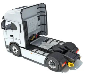 Generic Semi Truck 3D model buy