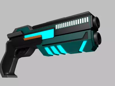 Sci Fi Gun 3D model order