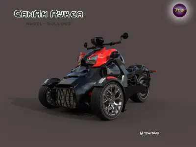CanAm Ryker Bulldog - PBR Low-poly 3D model