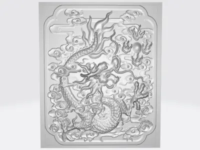 DRAGON RELIEF - NO 2 3D model