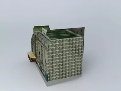 Berck Plage  Neptune Hotel Free 3D model