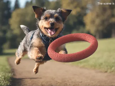 Ring Dog Toy Used 3D model