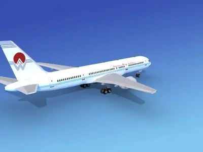 Boeing 757-200 America West Airlines 3D model