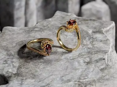 3D ring  jewelry 3D model