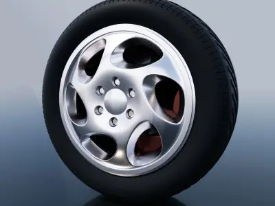 Car Tyre 3D model