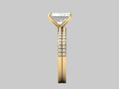 Wedding Ring 3D print model 76