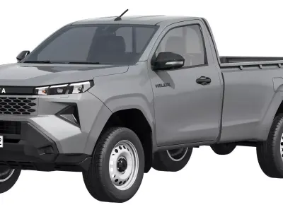 Toyota Hilux Travo Standard Cab 4TREX 2026 3D model