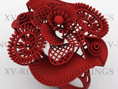 NEW TURKISH RING XV-24 3D print model