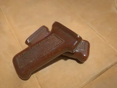 AKM AK74 bakelite pistol grip Free low-poly 3D model