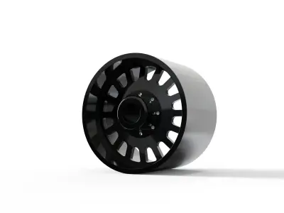 REAR SPECIALITY FORGED D019 WHEEL 3D MODEL 3D model