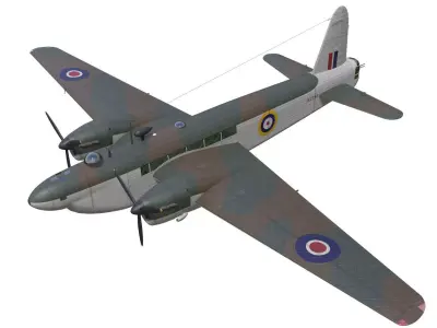 vickers wellington mk VIa 3D model