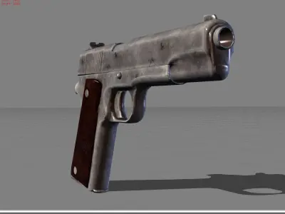 M1911 Pubg Low-poly 3D model