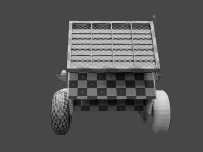 Rover From Planet 51 Untextured 3D model