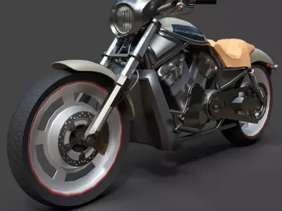 Harley-Davidson Night Rod Special - Ultra High-Poly 3D Model 3D model