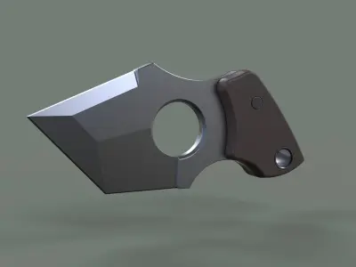 Push dagger 4 3D model