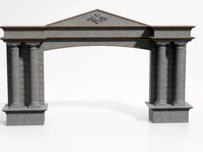 Marble arch 3D model