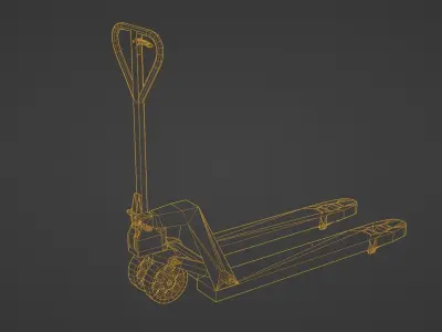 A Handlift Used Low-poly 3D model