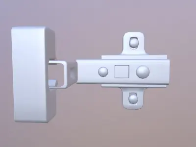 Clamp Low-poly 3D model