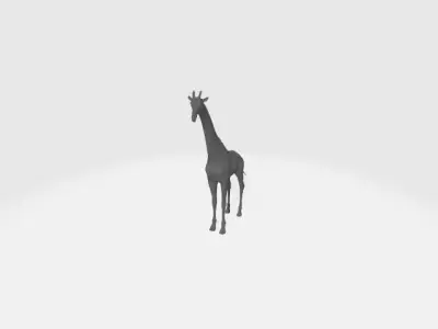 Giraffe - Unity use Free 3D model